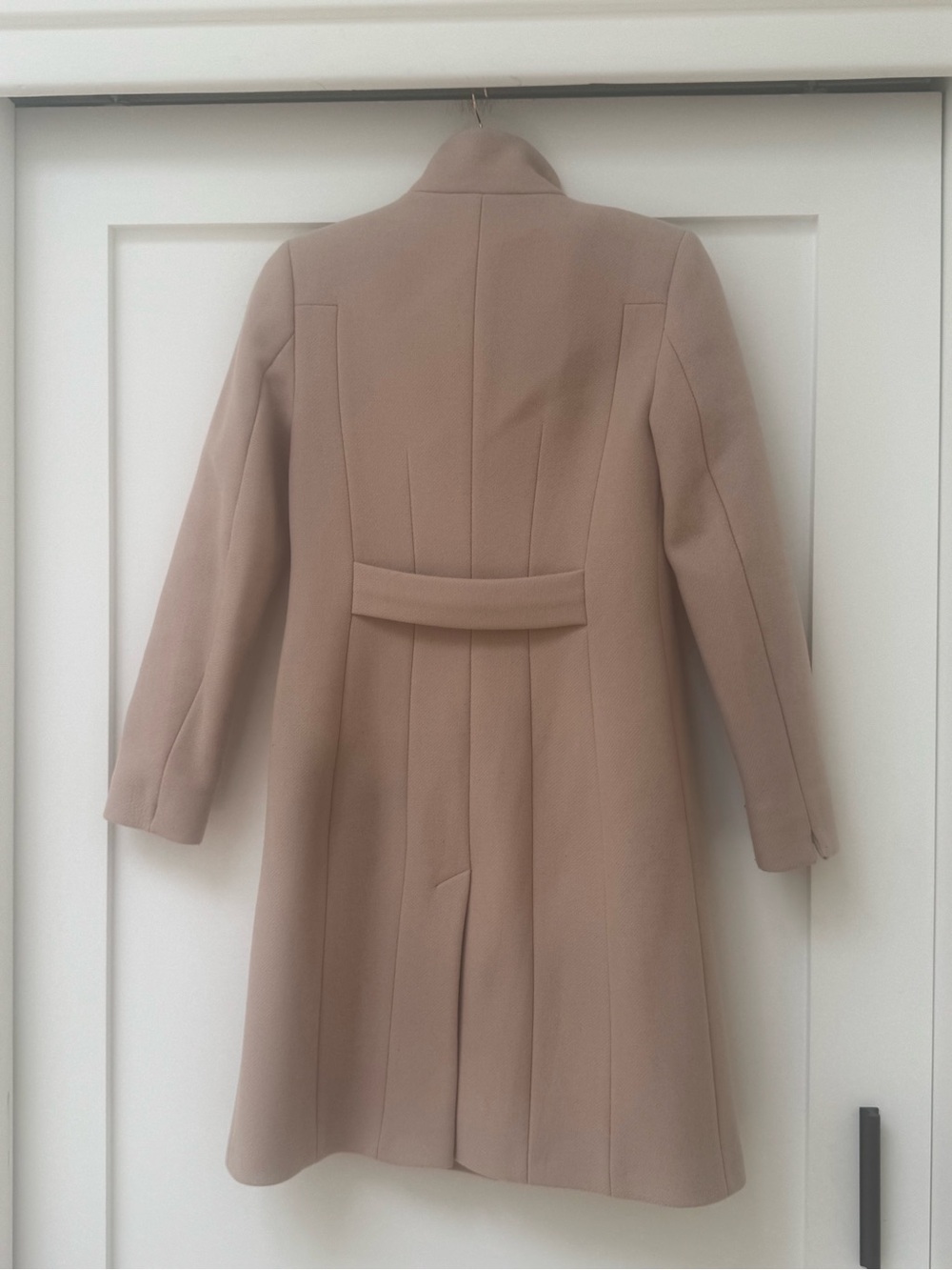 Reiss Blush Wool-Blend Trench Coat - Picture 5 of 5